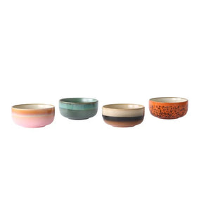 HK Living 70s ceramics dessert bowls sirius