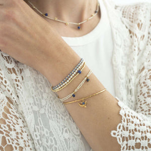 Honor lapis lazuli bracelet