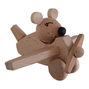 houten speelgoed airplane