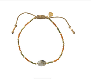 Joyful Labradorite Gold Bracelet