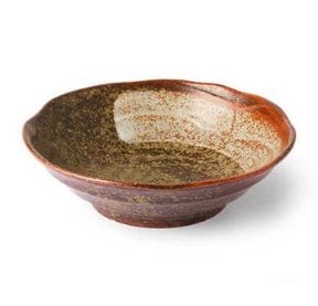 HK Living Japanse Shallow bowl Brown Tones