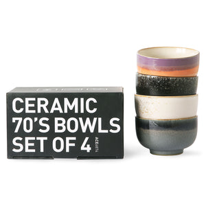 Kom ceramic 70's noodle bowl