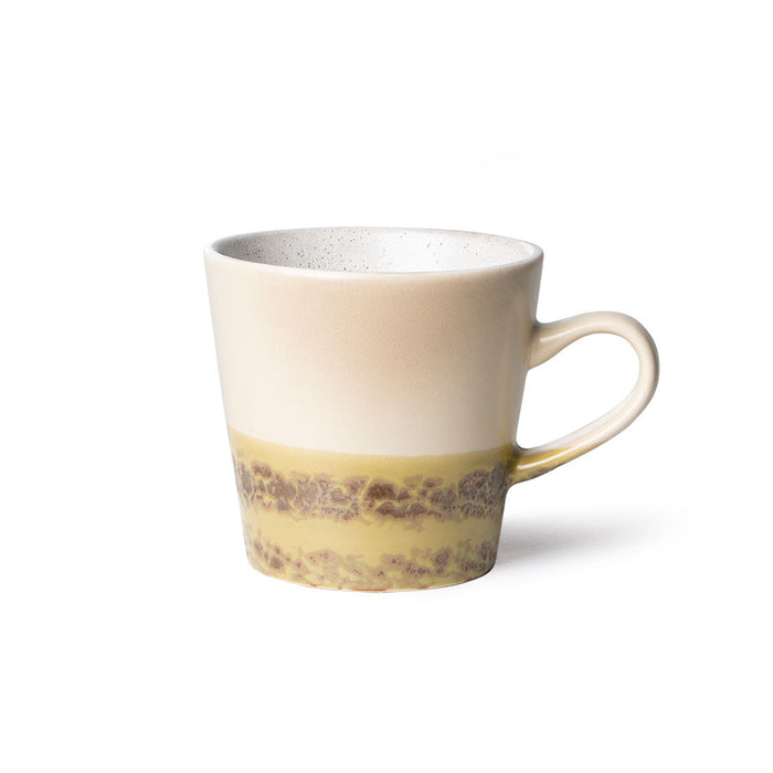 HK Living 70s ceramics: americano mug, metallic