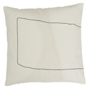 UNC cushion Ricamare off white