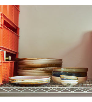 HK Living Chef ceramics: deep plate L, cream