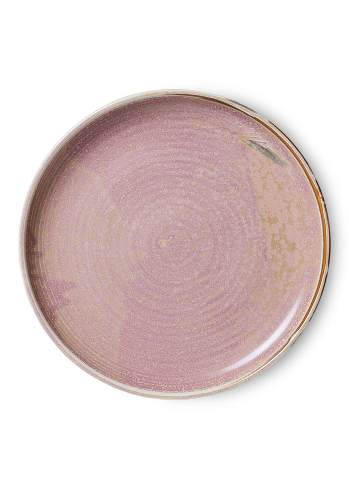 HKliving Home chef  Rustic side Plate Rustic Pink