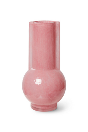HK living Glass vase flamingo pink