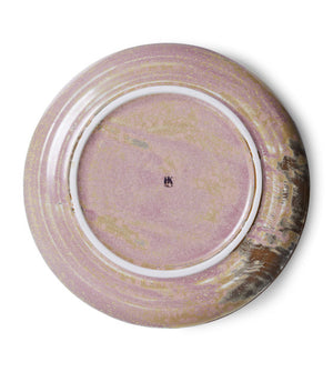 HK Living Chef ceramics: deep plate L, rustic pink