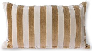 kussen striped velvet cushion 