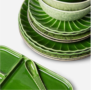 HK Living plate the emeralds ceramic plate rectangular green